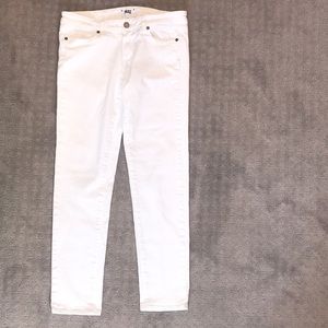 Paige Jeans sz29 white skinny skyline ankle peg